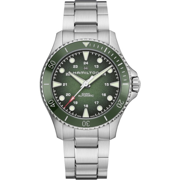 HAMILTON KHAKI NAVY SCUBA AUTO 43 MM CADRAN VERT