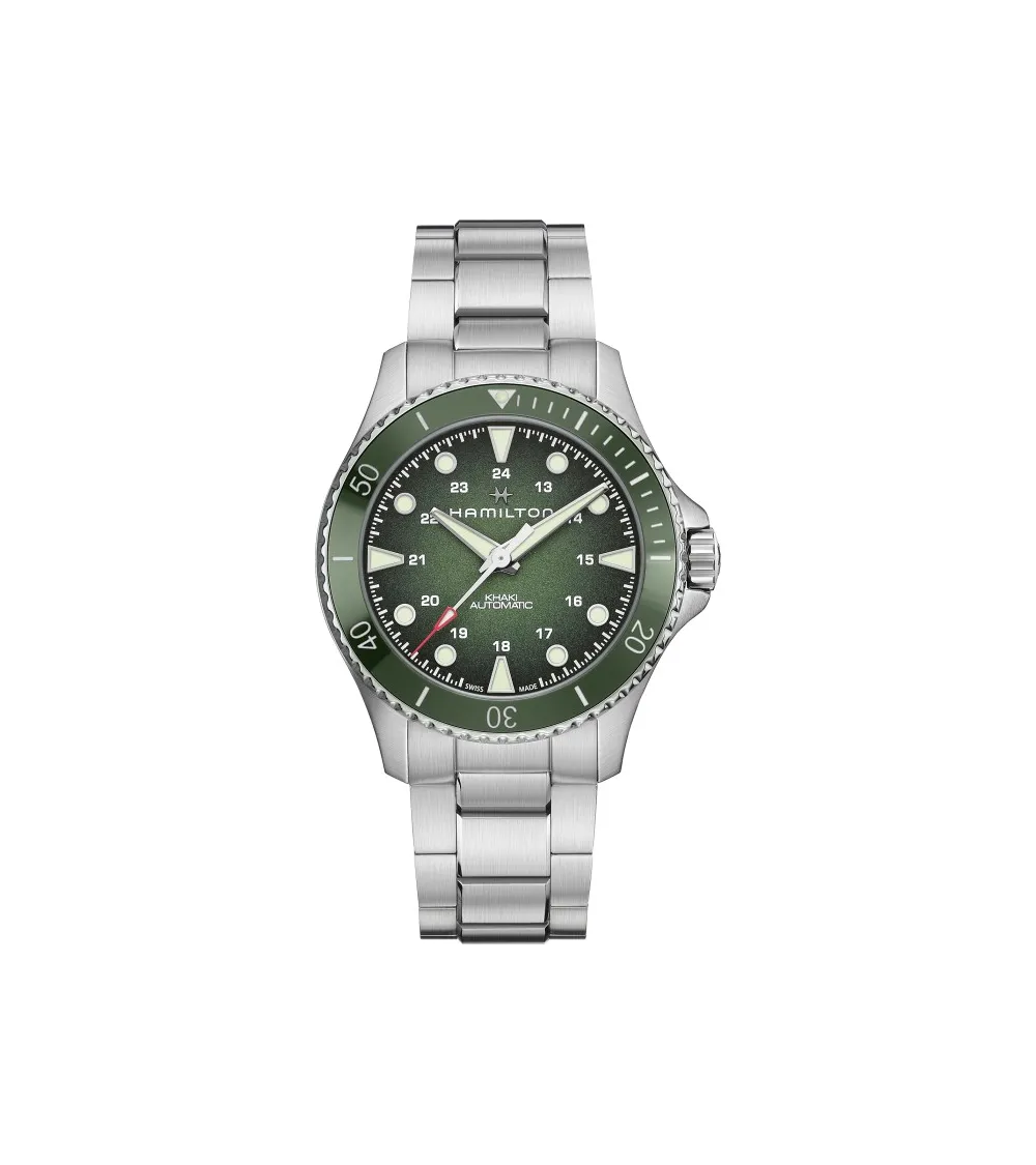 HAMILTON KHAKI NAVY SCUBA AUTO 43 MM CADRAN VERT