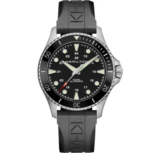 HAMILTON KHAKI NAVY SCUBA AUTO 43 MM CADRAN NOIR
