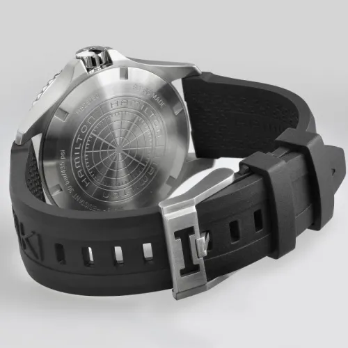 HAMILTON KHAKI NAVY SCUBA AUTO 43 MM CADRAN NOIR