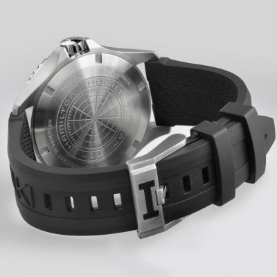 HAMILTON KHAKI NAVY SCUBA AUTO 43 MM CADRAN NOIR