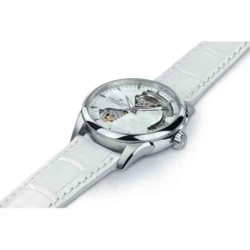 Photo montrant l'intégralité de la Montre Hamilton Jazzmaster Open Heart Lady Auto 36 mm