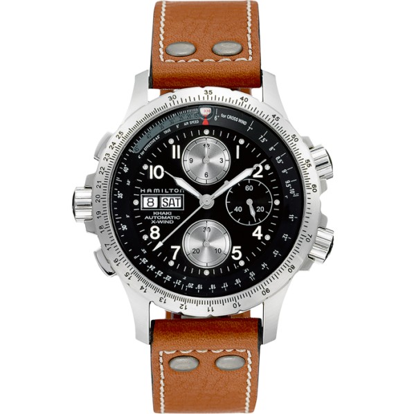 Hamilton khaki aviation x-wind 44 mm chrono automatique