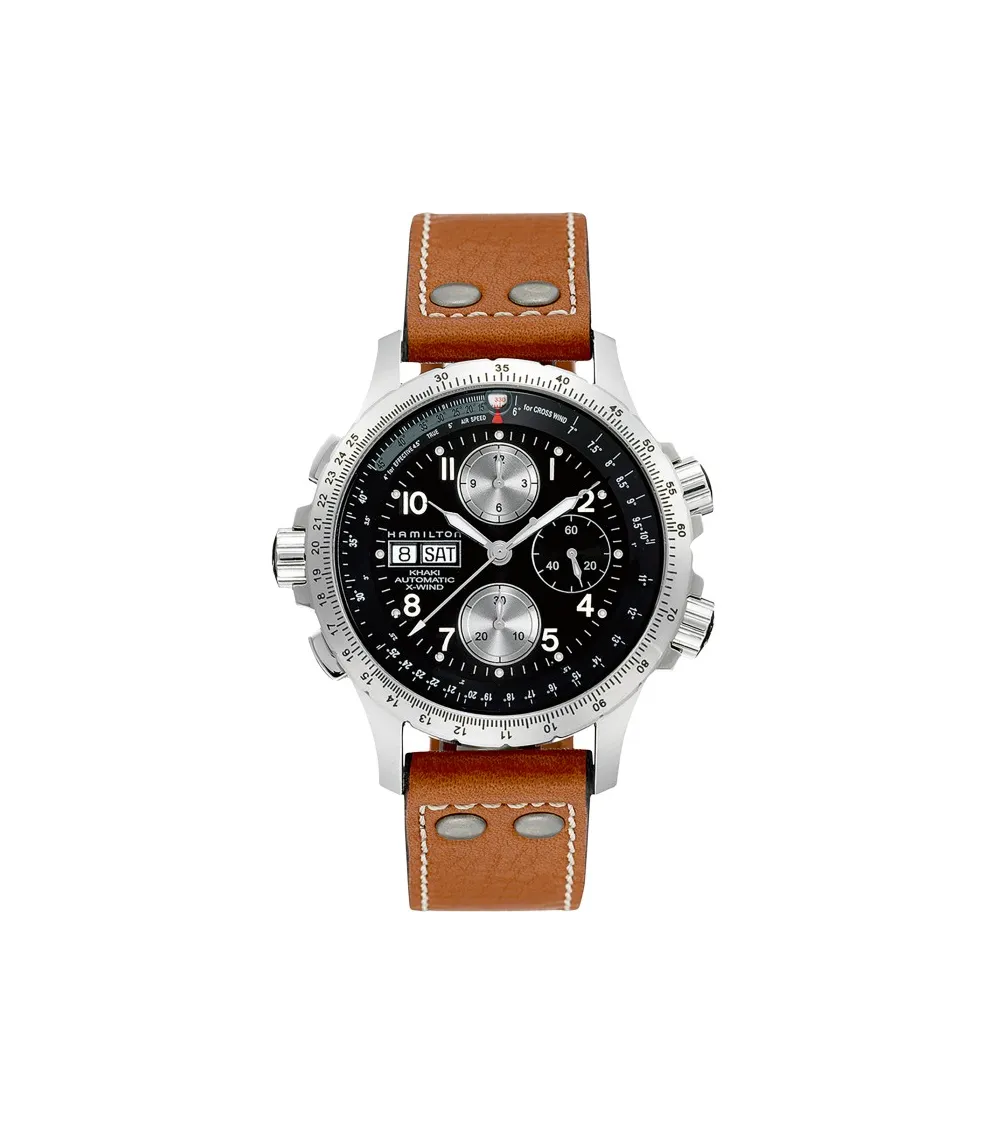 Hamilton khaki aviation x-wind 44 mm chrono automatique