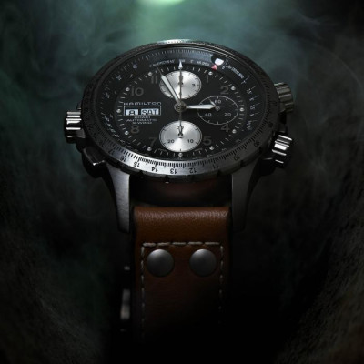 Hamilton khaki aviation x-wind 44 mm chrono automatique
