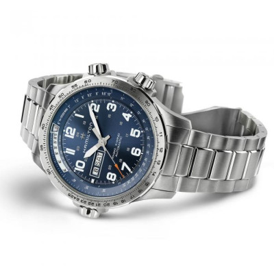 HAMILTON KHAKI AVIATION X-WIND DAY DATE AUTO 45 MM