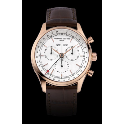 FRÉDÉRIQUE CONSTANT CHRONOGRAPHE TRIPLE CALENDAR QUARTZ HOMME