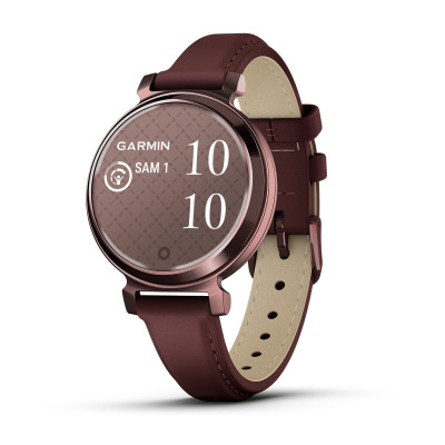 GARMIN Lily® 2  Dark Bronze avec bracelet en cuir acajou NEW COLLECTION