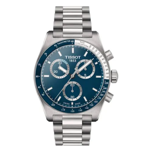 TISSOT PR 516 CHRONOGRAPHE QUARTZ 40 MM CADRAN BLEU