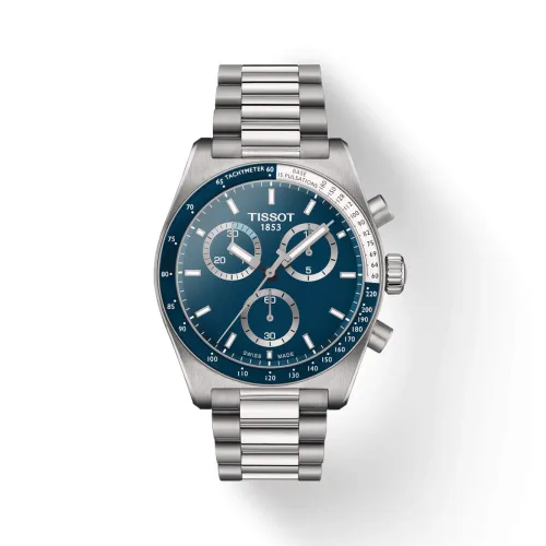 TISSOT PR 516 CHRONOGRAPHE QUARTZ 40 MM CADRAN BLEU