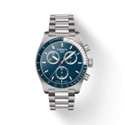 TISSOT PR 516 CHRONOGRAPHE QUARTZ 40 MM CADRAN BLEU