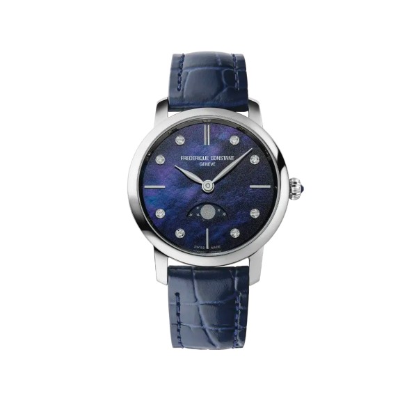 FREDERIQUE CONSTANT SLIMLINE LADIES QUARTZ MOONPHASE