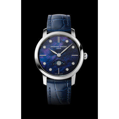 FREDERIQUE CONSTANT SLIMLINE LADIES QUARTZ MOONPHASE