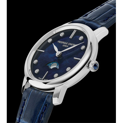 FREDERIQUE CONSTANT SLIMLINE LADIES QUARTZ MOONPHASE