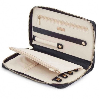 WOLF MARIA POCHETTE À BIJOUX BLEU MARINE