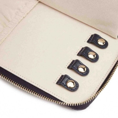 WOLF MARIA POCHETTE À BIJOUX BLEU MARINE