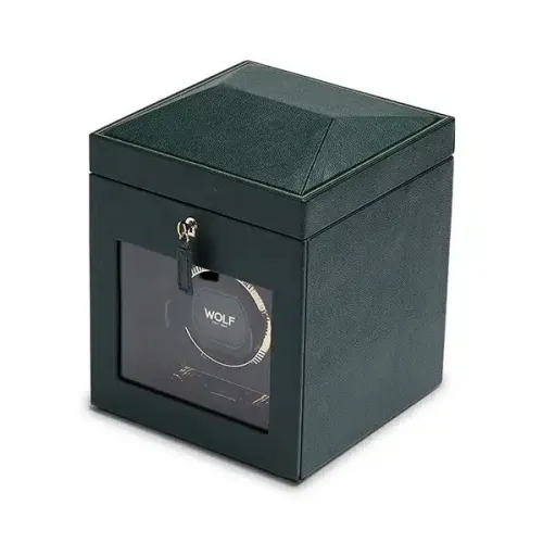 WOLF REMONTOIR À MONTRE AUTOMATIQUE VERT ANGLAIS