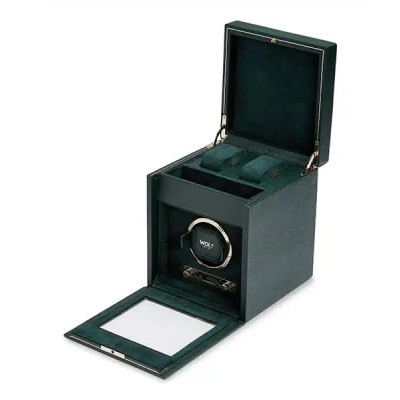 WOLF REMONTOIR À MONTRE AUTOMATIQUE VERT ANGLAIS