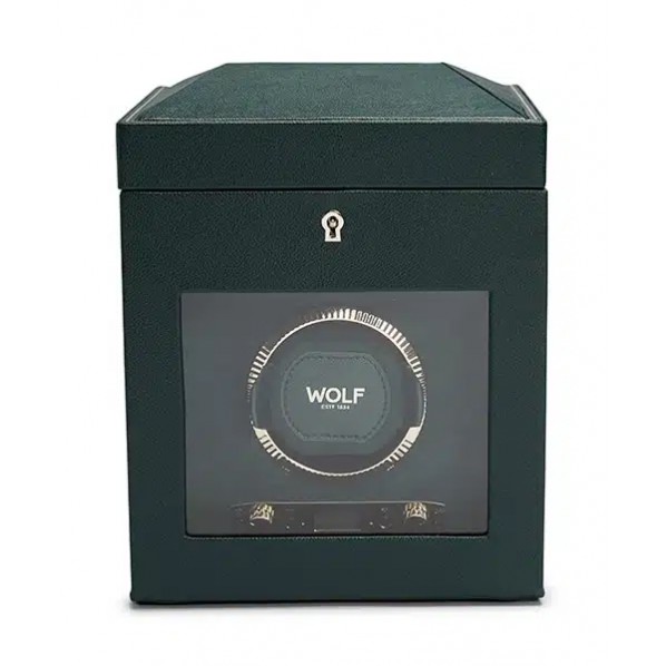 WOLF REMONTOIR À MONTRE AUTOMATIQUE VERT ANGLAIS