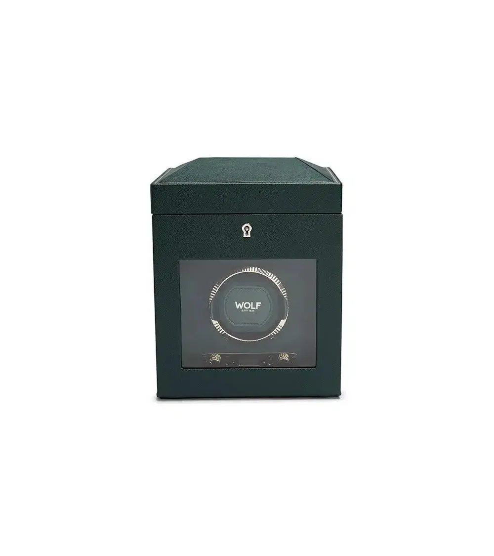 WOLF REMONTOIR À MONTRE AUTOMATIQUE VERT ANGLAIS