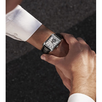 FRÉDÉRIQUE CONSTANT CLASSIC RECTANGULAIRE AUTOMATIQUE COEUR OUVERT FC-311S4C6