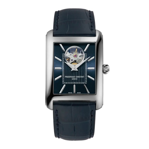 FRÉDÉRIQUE CONSTANT CLASSIC RECTANGULAIRE AUTOMATIQUE COEUR OUVERT  FC-311N4C6