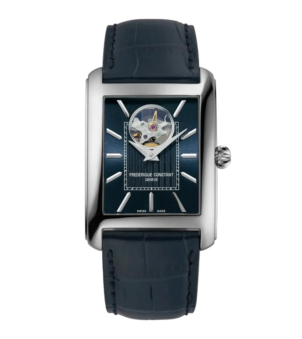 FRÉDÉRIQUE CONSTANT CLASSIC RECTANGULAIRE AUTOMATIQUE COEUR OUVERT  FC-311N4C6