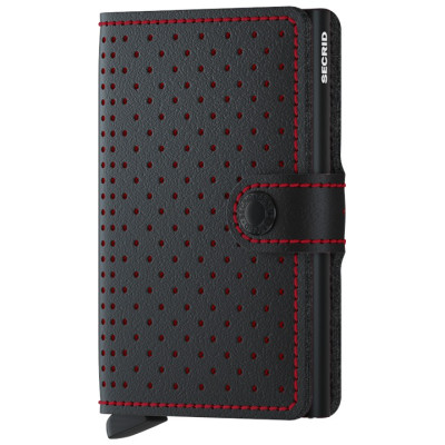 SECRID Miniwallet Perforated noir