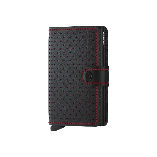 SECRID Miniwallet Perforated noir