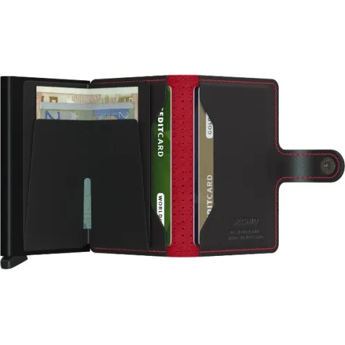 SECRID Miniwallet Perforated noir