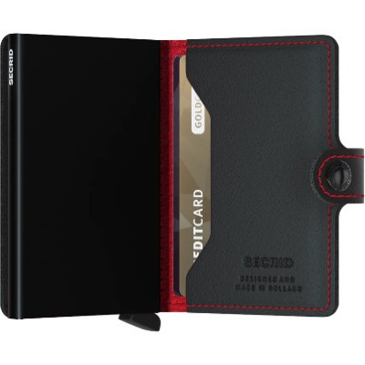 SECRID Miniwallet Perforated noir