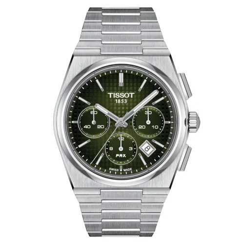 TISSOT PRX AUTOMATIQUE CHRONOGRAPHE CADRAN VERT