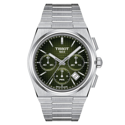 TISSOT PRX AUTOMATIQUE CHRONOGRAPHE CADRAN VERT