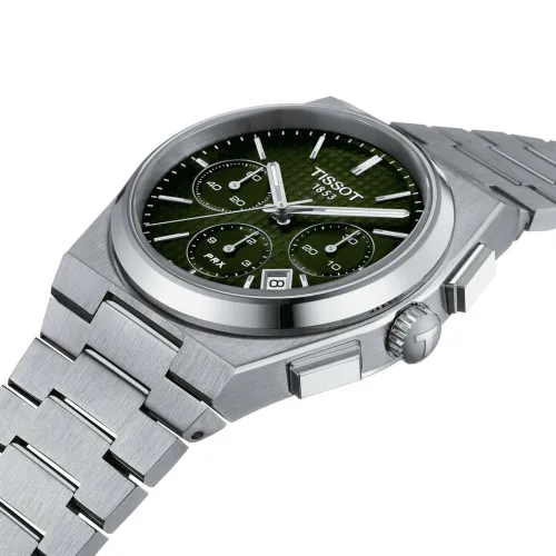 TISSOT PRX AUTOMATIQUE CHRONOGRAPHE CADRAN VERT