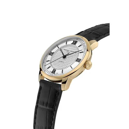 FRÉDÉRIQUE CONSTANT CLASSICS PREMIERE AUTO PLAQUÉ OR BRACELET CUIR