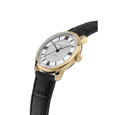 FRÉDÉRIQUE CONSTANT CLASSICS PREMIERE AUTO PLAQUÉ OR BRACELET CUIR