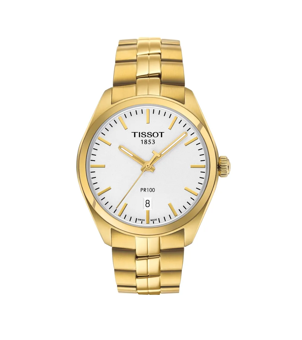 MONTRE TISSOT HOMME QUARTZ DORÉ