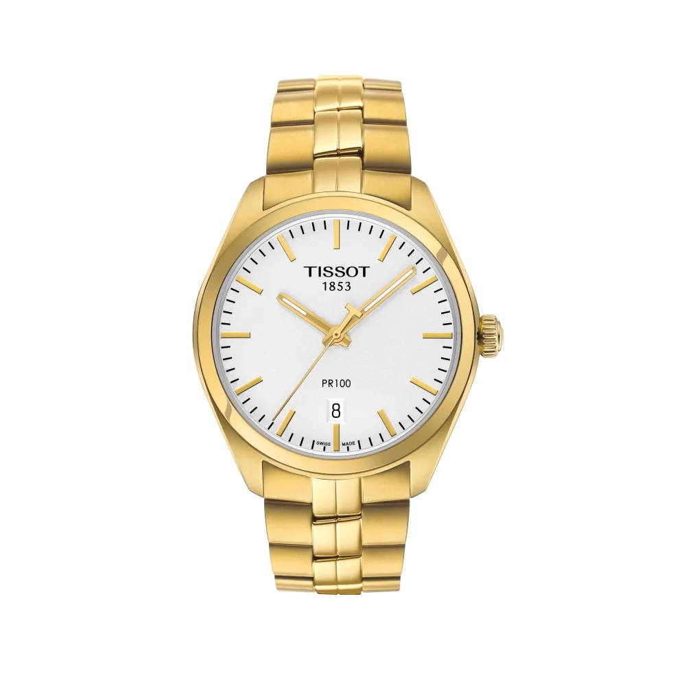 MONTRE TISSOT HOMME QUARTZ DORÉ