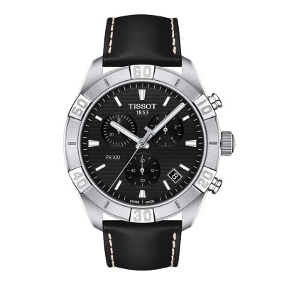 MTRE PR100 CHRONO AC CUIR NOIR