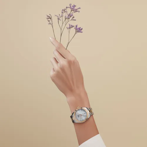 TISSOT PR 100 SPORT CHIC DAME 36MM BRACELET ACIER