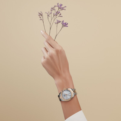 TISSOT PR 100 SPORT CHIC DAME 36MM BRACELET ACIER