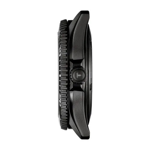 TISSOT T-SPORT SEASTAR 1000 Powermatic 80 cadran noir bracelet acier 43 mm