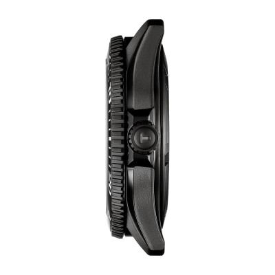 TISSOT T-SPORT SEASTAR 1000 Powermatic 80 cadran noir bracelet acier 43 mm