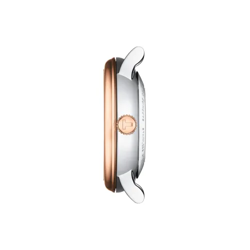 TISSOT T-CLASSIC CARSON LADY AUTOMATIQUE cadran argent bracelet acier 30 mM