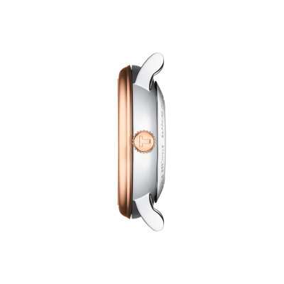 TISSOT T-CLASSIC CARSON LADY AUTOMATIQUE cadran argent bracelet acier 30 mM