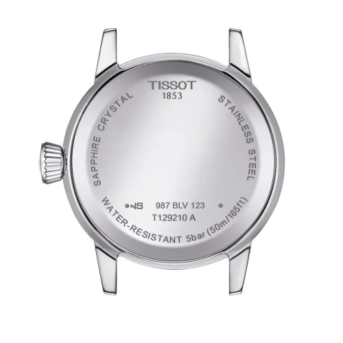 TISSOT T-CLASSIC DREAM LADY QUARTZ CADRAN BLANC BRACELET ACIER 28 MM