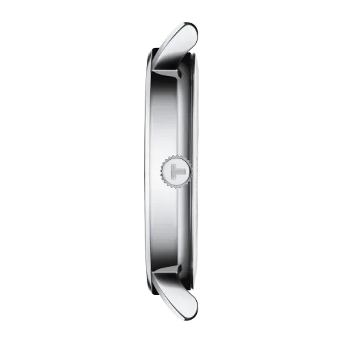 TISSOT T-CLASSIC EVERYTIME LADY QUARTZ CADRAN BLEU BRACELET ACIER 34 MM