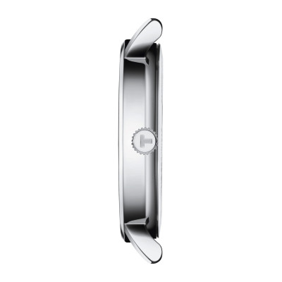 TISSOT T-CLASSIC EVERYTIME LADY QUARTZ CADRAN BLEU BRACELET ACIER 34 MM