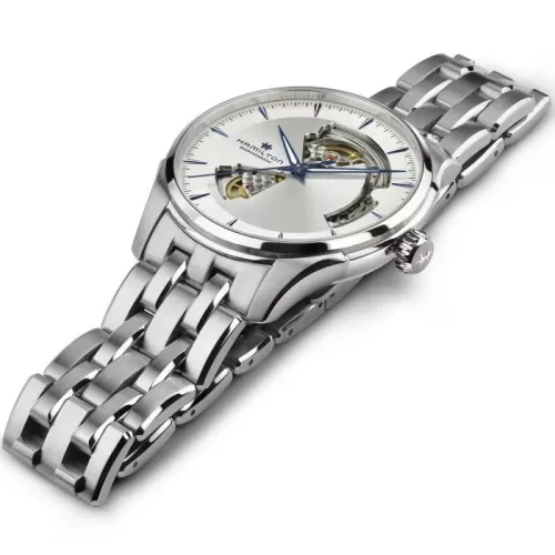 HAMILTON JAZZMASTER CADRAN BLEU  AUTOMATIQUE 40 MM