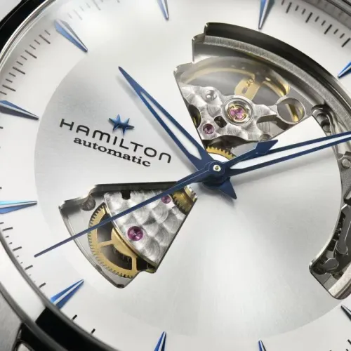 HAMILTON JAZZMASTER CADRAN BLEU  AUTOMATIQUE 40 MM